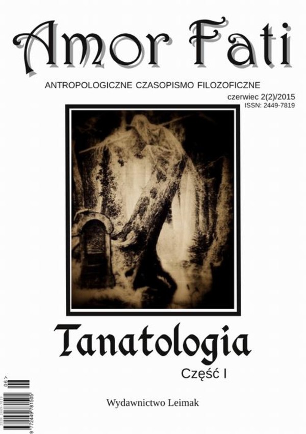 Amor Fati 2(2)/2015 – Tanatologia cz. I - pdf