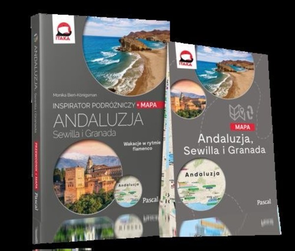 Andaluzja Sewilla i Granada Inspirator podróżniczy Przewodnik + mapa