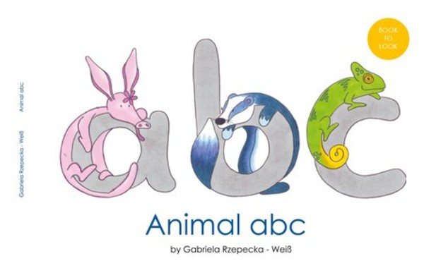 Animal ABC book to look