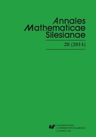 "Annales Mathematicae Silesianae". T. 28 (2014) - pdf