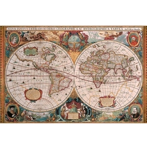 Puzzle Antyczna Mapa Świata 5000 elementów