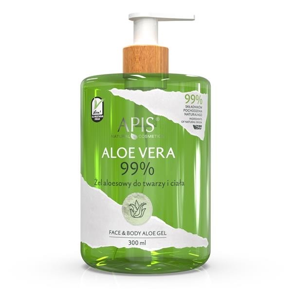 Natural Aloe Vera 99% Żel aloesowy do twarzy i ciała