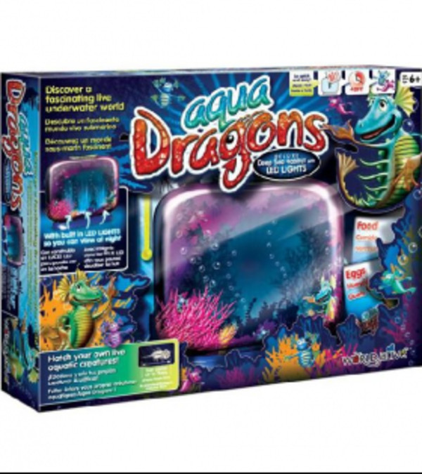 Aqua Dragons z lampą LED