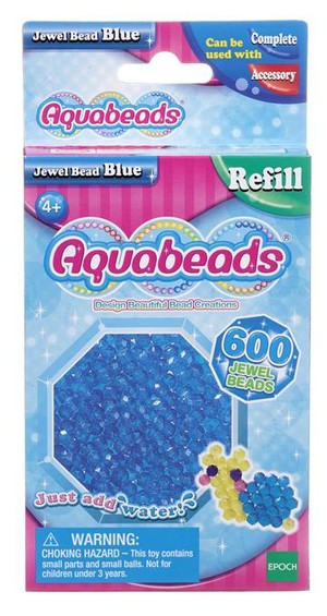 Aquabeads Niebieskie koraliki-klejnociki