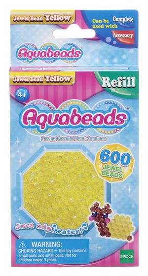Aquabeads Żółte koraliki-klejnociki