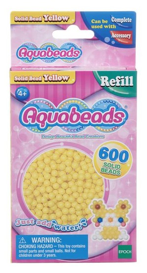 Aquabeads Żółte lite koraliki