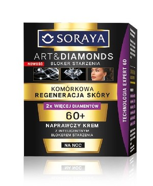 Art and Diamonds Komórkowa Regeneracja Skóry 60+ Naprawczy krem na noc