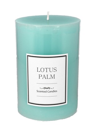 Lotus Palm Świeca zapachowa- walec średni