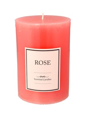 Glass Rose Świeca zapachowa - walec średni