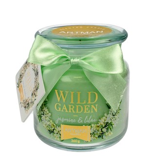 Wild Garden Jasmine & Lilac Świeca zapachowa - słoik mały
