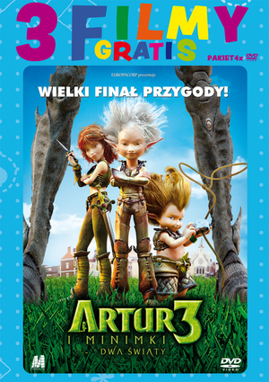 Artur i Minimki 3. Dwa Światy + 3 filmy gratis