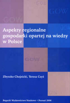 Aspekty regionalne gospodarki opartej na wiedzy w Polsce