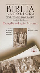 Audio Biblia katolicka warszawsko - praska część 1 Ewangelia wg św Mateusza Audiobook CD Audio