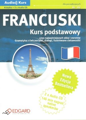 Audio kurs: Francuski kurs podstawowy dla początkujących Książka + 2 CD