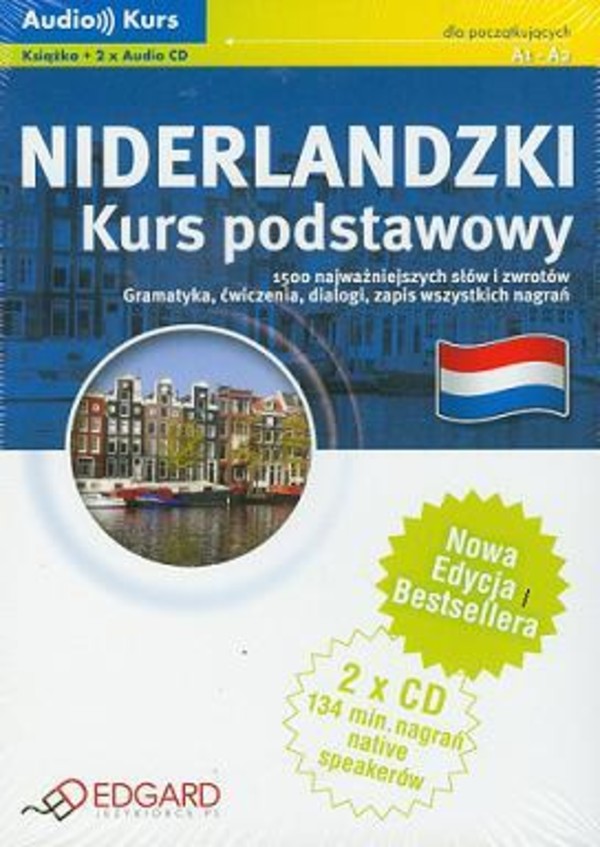 Audio Kurs: Niderlandzki Kurs podstawowy dla początkujących (książka + CD)
