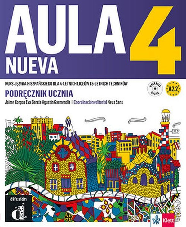 Aula nueva 4. A2.2. Język hiszpański. Podręcznik ucznia