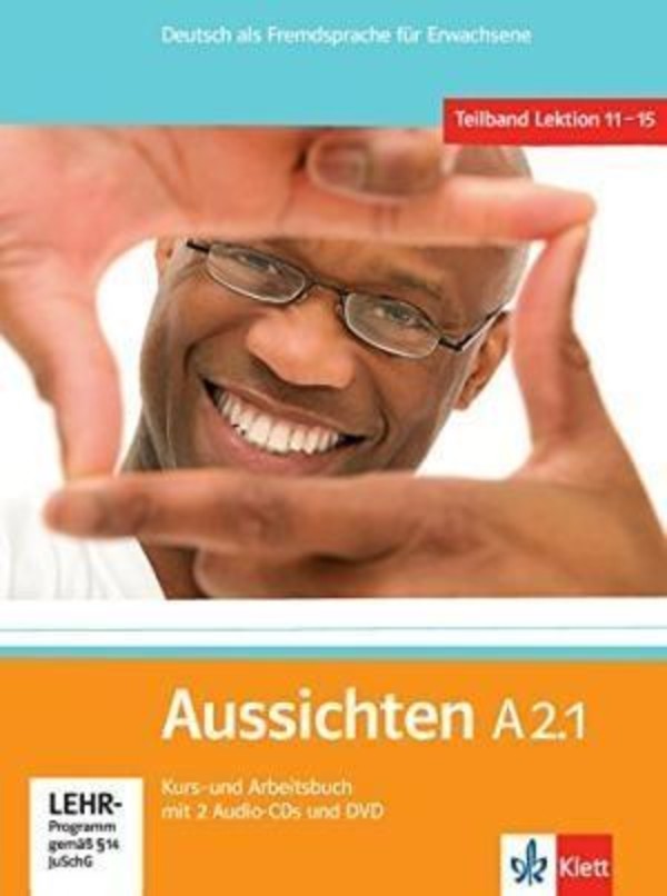 Aussichten A2.1. Kurs- und Arbeitsbuch Podręcznik z ćwiczeniami (wyd. semestralne) + 2CD + DVD