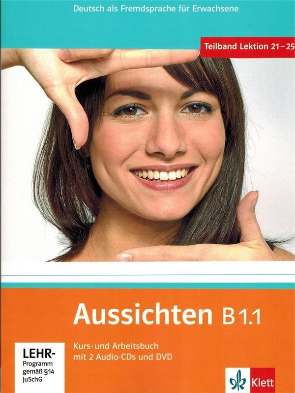 Aussichten B1.1. Kurs- und Arbeitsbuch Podręcznik z ćwiczeniami (wyd. semestralne) + 2CD + DVD