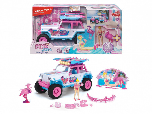 Auto PLAYLIFE PinkDrivez Flamingo Jeep, 22 cm