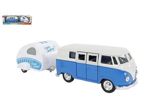 Auto VW bus T1 1963 z przyczepką 21cm