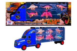 Auto z dinozaurami