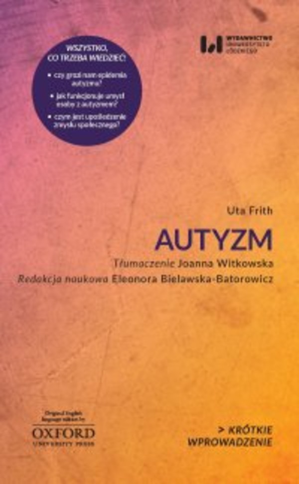 Autyzm. Krótkie Wprowadzenie - mobi, epub, pdf