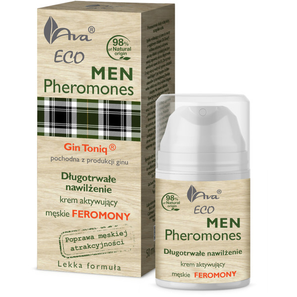 Eco Men Pheromones Krem nawilżający do twarzy aktywujący feromony