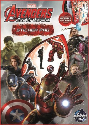Avengers II. Zestaw wyklejanek z naklejkami