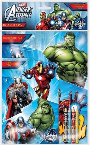 Avengers Assemble. Zestaw kolorowanek z kredkami