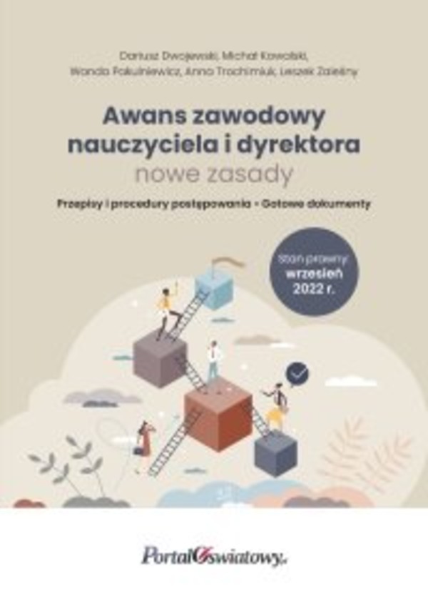 Awans zawodowych nauczyciela i dyrektora - nowe zasady. Wrzesień 2022 - mobi, epub, pdf