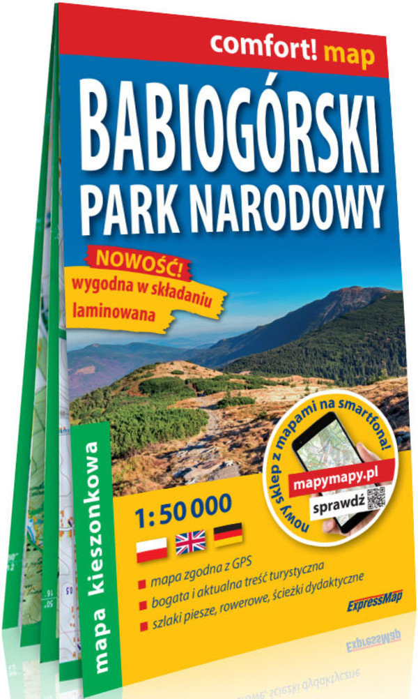 Babiogórski Park Narodowy Mapa turystyczna Skala: 1:50 000
