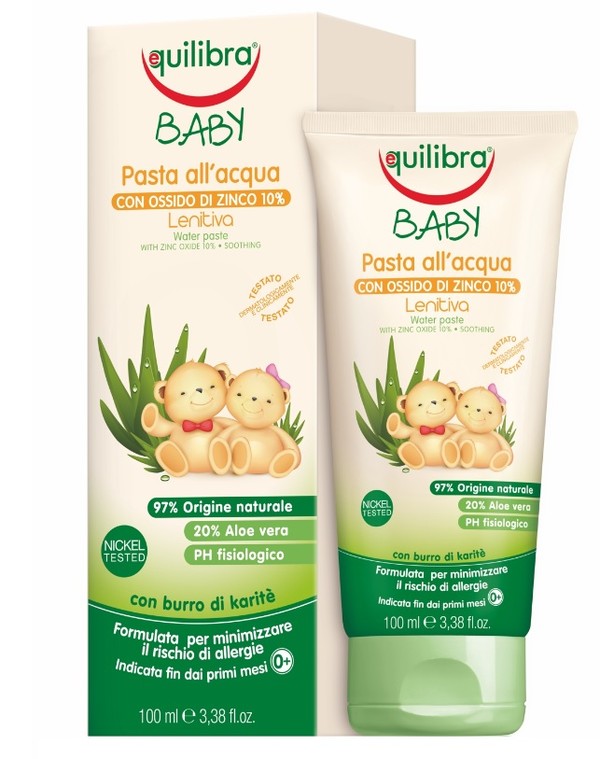 Baby All`acqua Water Paste Kojąca emulsja z tlenkiem cynku 0m+ łagodna