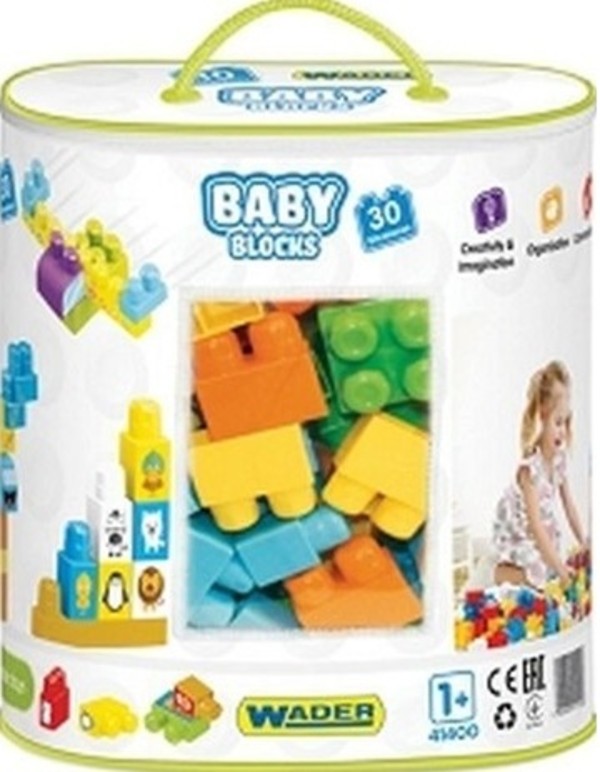 Baby blocks - Torba 30 elementów