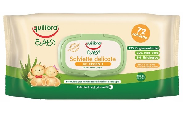 Baby Salviette delicate Gentle Cleansing Wipes Delikatne chusteczki oczyszczające 0m+ łagodzące