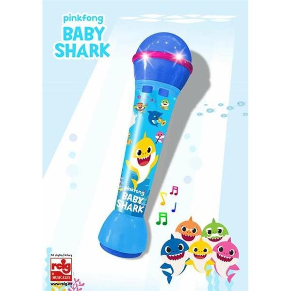 Baby Shark Mikrofon ze wzmacniaczem i rytmami