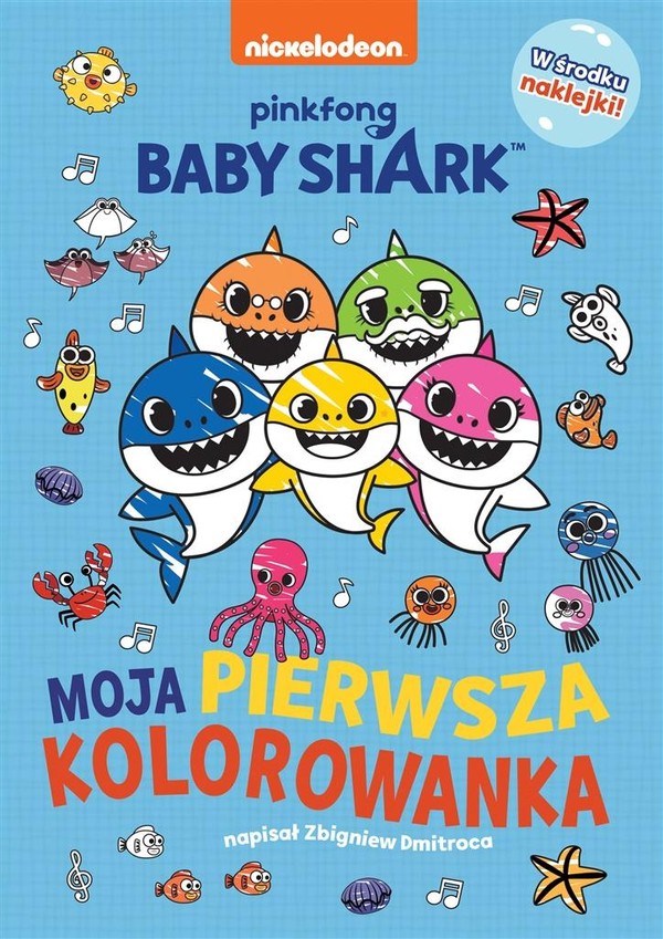 Baby Shark Moja pierwsza kolorowanka