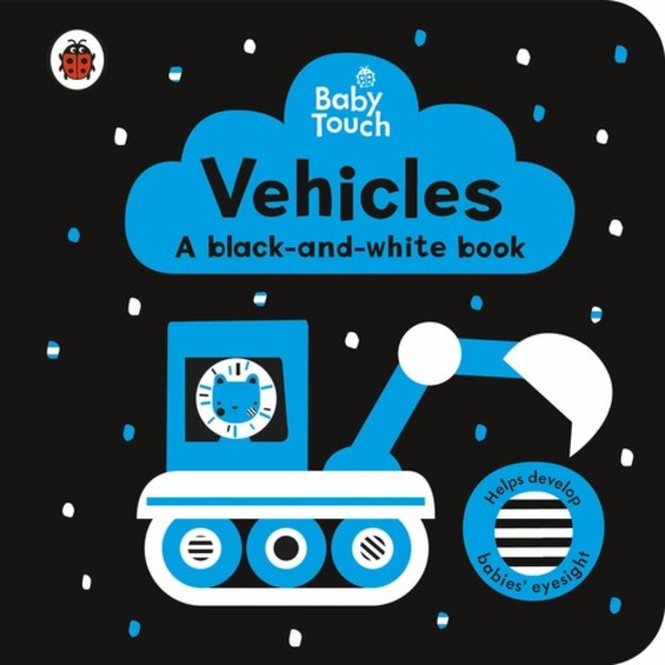 Vehicles a black and white book