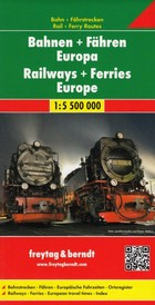 Bahnen + Fahren Europa / Railways + Ferries Europe / Koleje + Promy Europa Skala: 1:5 500 000