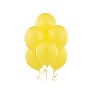 Balon A5 żółty metalik 12