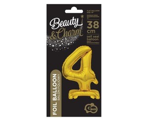 Balon foliowy Beauty&Charm Cyfra 4