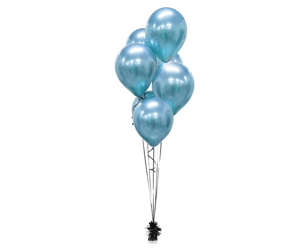 Balony Beauty&Charm platynowe-niebieskie 50 sztuk