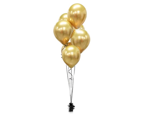 Balony Beauty&Charm platynowe złote 50 sztuk