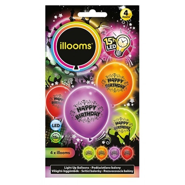 Balony LED Urodziny