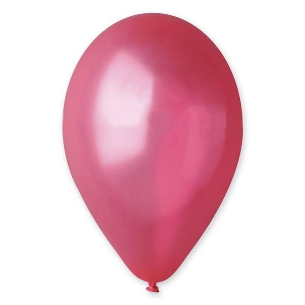 Balony metaliczne czerwony 25cm 100 szt.