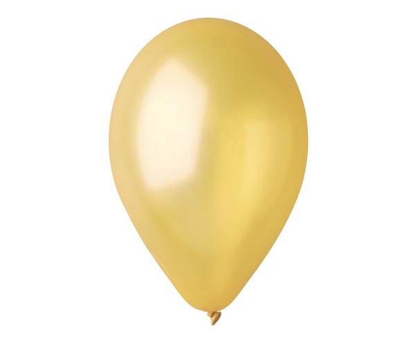 Balony metaliczne złote Dorato 25 cm 100 sztuk