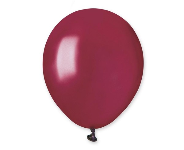 Balony pastelowe ciemnoczerwone 12,5cm 100szt
