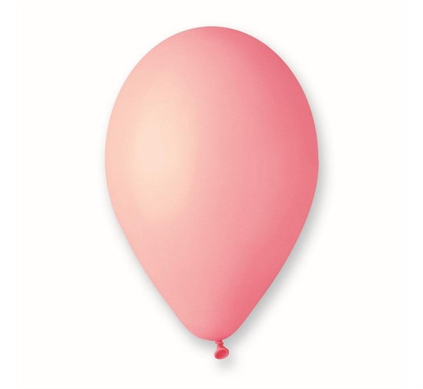 Balony pastelowe jasnoróżowe 25 cm 100 sztuk