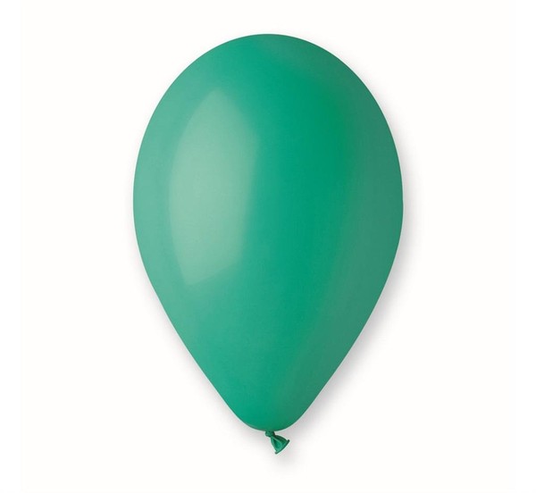 Balony pastelowe turkusowozielone 25 cm 100 sztuk