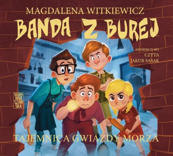 Banda z Burej Tajemnica Gwiazdy Morza Książka audio CD/MP3