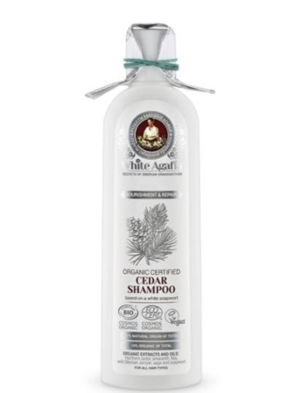 White Agafia Cedar Shampoo Cedrowy szampon do włosów